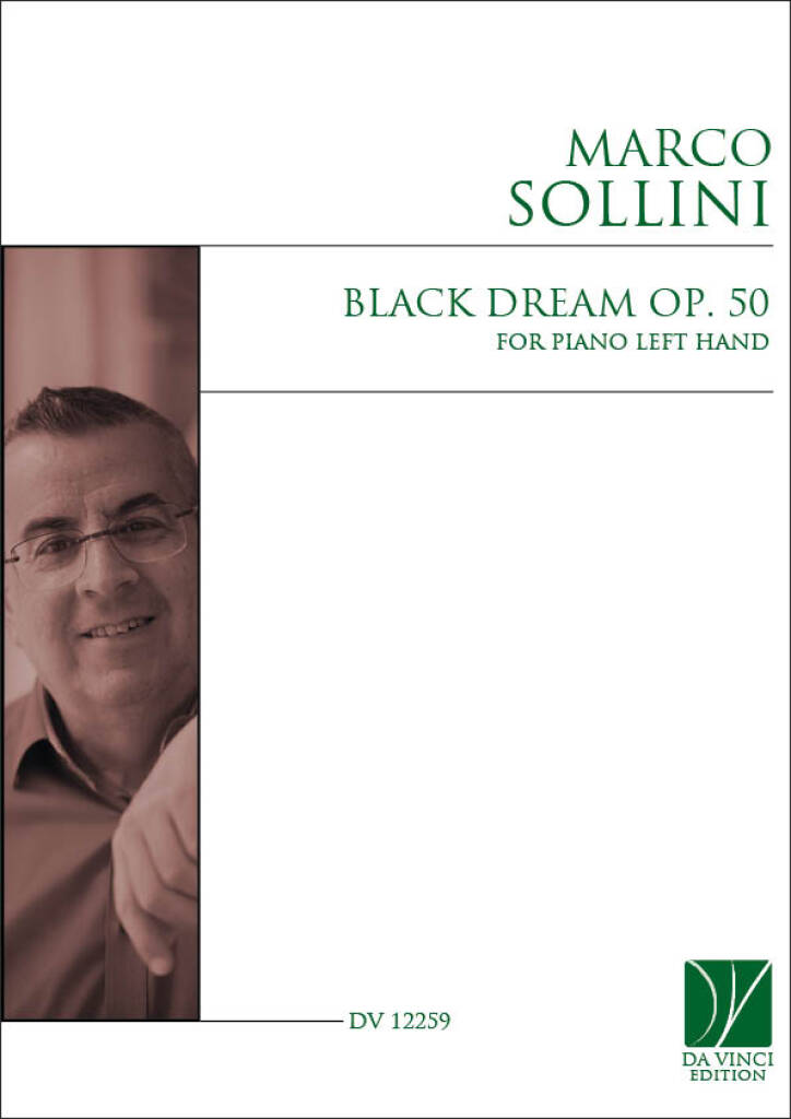 Black Dream Op. 50, for Piano Left Hand